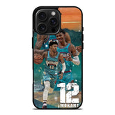 12 Morant Memphis Grizzlies iPhone 16 Pro Max Case DC0001